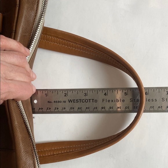 Coach Brown Leather Messenger Bag - Picture 12 of 15